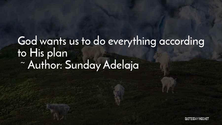 Sunday Adelaja Quotes: God Wants Us To Do Everything According To His Plan