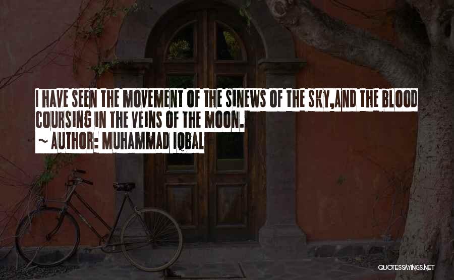Muhammad Iqbal Quotes: I Have Seen The Movement Of The Sinews Of The Sky,and The Blood Coursing In The Veins Of The Moon.