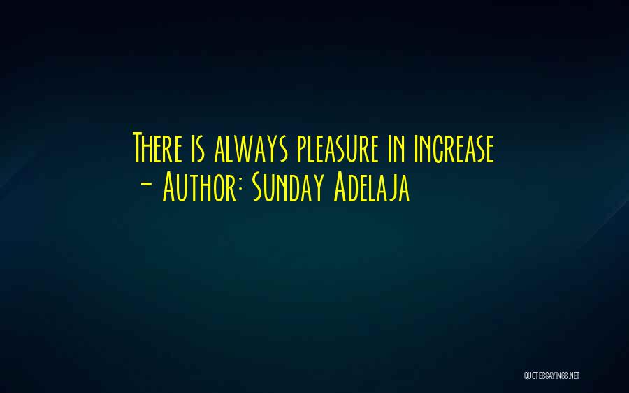 Sunday Adelaja Quotes: There Is Always Pleasure In Increase