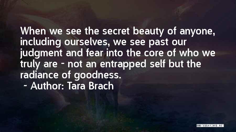 Tara Brach Quotes: When We See The Secret Beauty Of Anyone, Including Ourselves, We See Past Our Judgment And Fear Into The Core