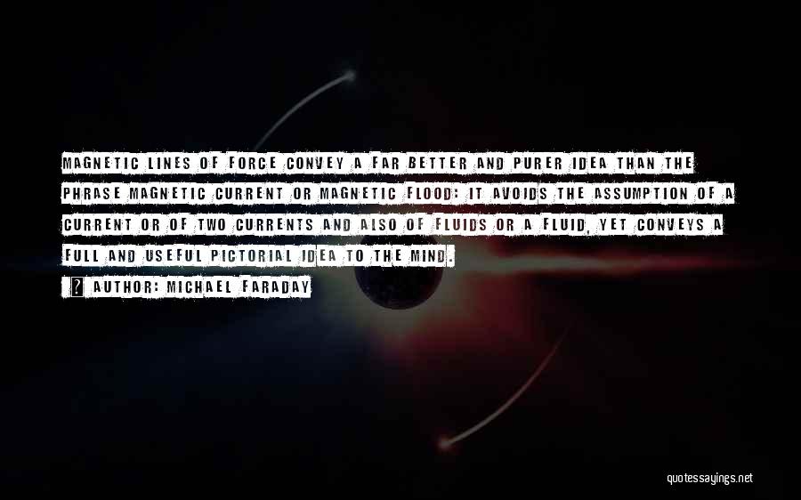 Michael Faraday Quotes: Magnetic Lines Of Force Convey A Far Better And Purer Idea Than The Phrase Magnetic Current Or Magnetic Flood: It