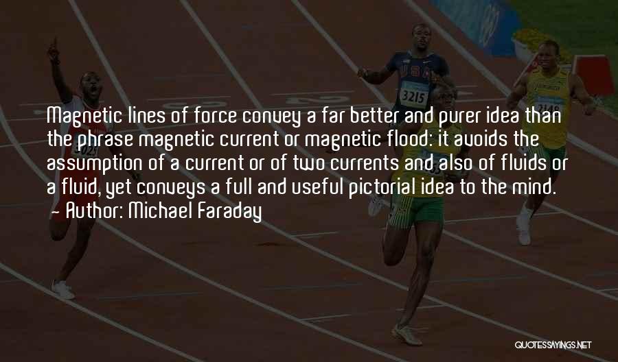 Michael Faraday Quotes: Magnetic Lines Of Force Convey A Far Better And Purer Idea Than The Phrase Magnetic Current Or Magnetic Flood: It