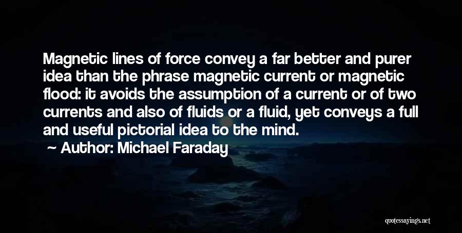 Michael Faraday Quotes: Magnetic Lines Of Force Convey A Far Better And Purer Idea Than The Phrase Magnetic Current Or Magnetic Flood: It