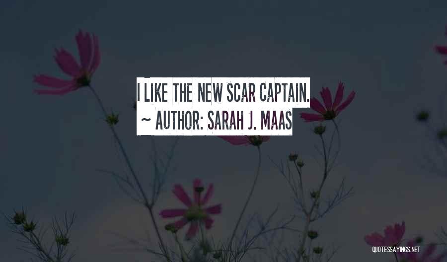 Sarah J. Maas Quotes: I Like The New Scar Captain.