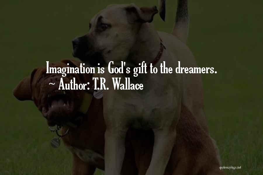 T.R. Wallace Quotes: Imagination Is God's Gift To The Dreamers.