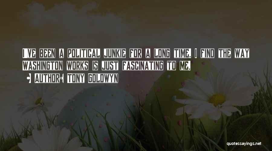 Tony Goldwyn Quotes: I've Been A Political Junkie For A Long Time. I Find The Way Washington Works Is Just Fascinating To Me.