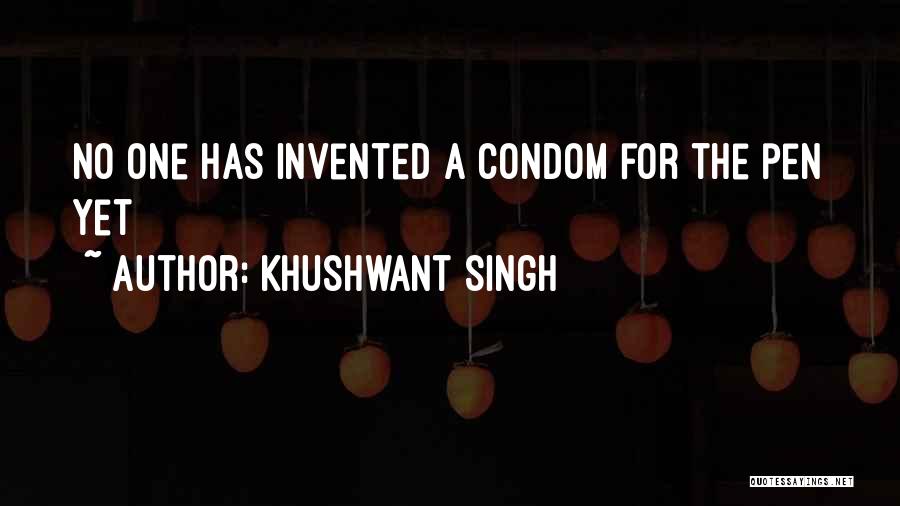 Khushwant Singh Quotes: No One Has Invented A Condom For The Pen Yet