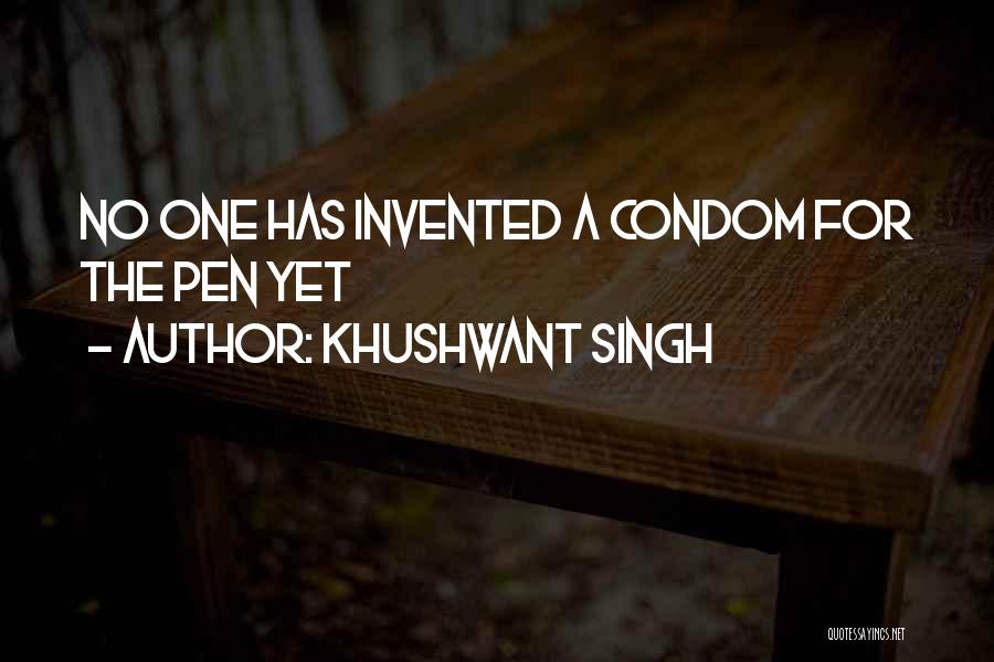 Khushwant Singh Quotes: No One Has Invented A Condom For The Pen Yet