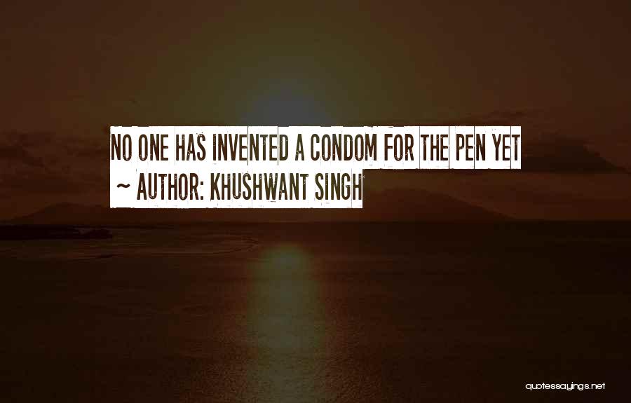 Khushwant Singh Quotes: No One Has Invented A Condom For The Pen Yet