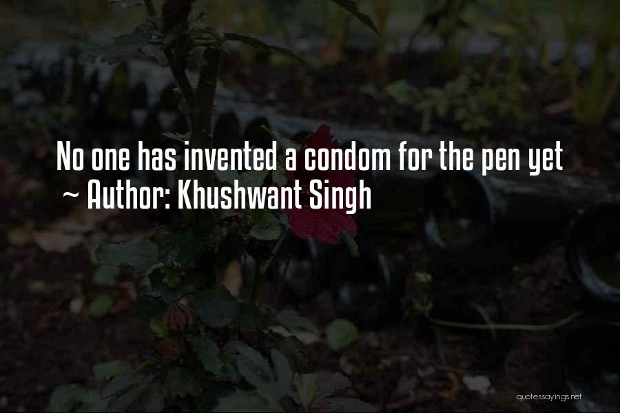 Khushwant Singh Quotes: No One Has Invented A Condom For The Pen Yet