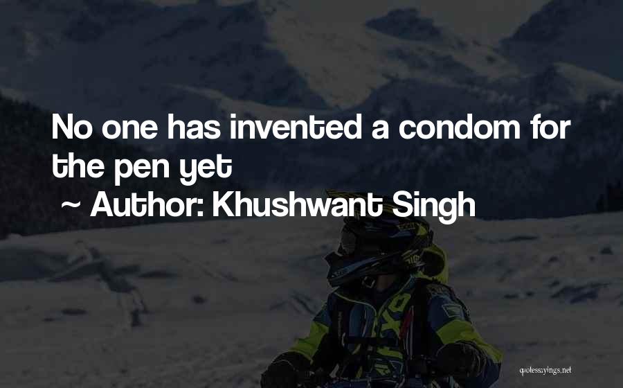 Khushwant Singh Quotes: No One Has Invented A Condom For The Pen Yet