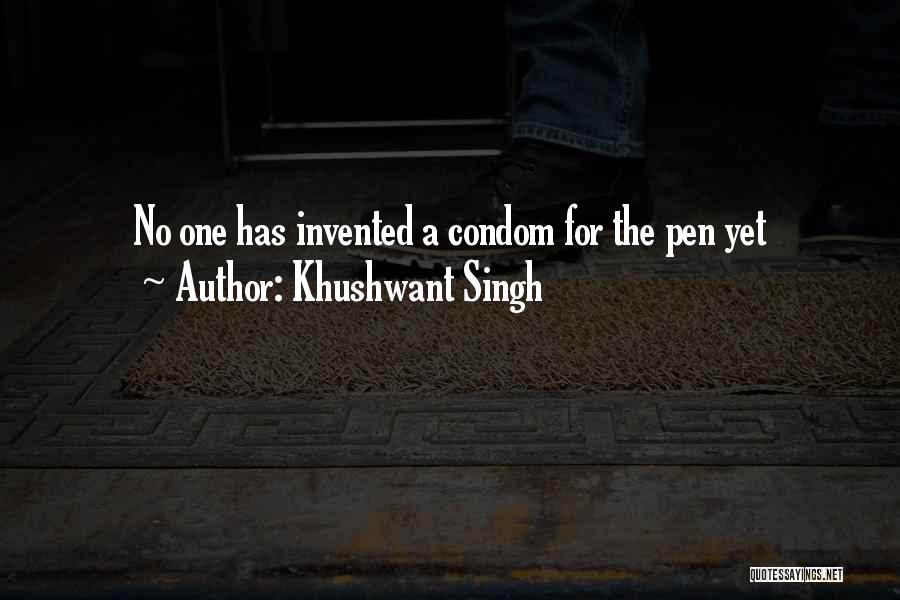 Khushwant Singh Quotes: No One Has Invented A Condom For The Pen Yet