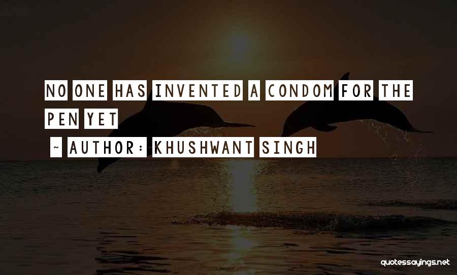 Khushwant Singh Quotes: No One Has Invented A Condom For The Pen Yet