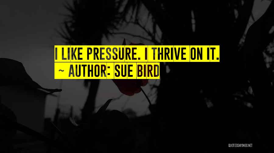 Sue Bird Quotes: I Like Pressure. I Thrive On It.