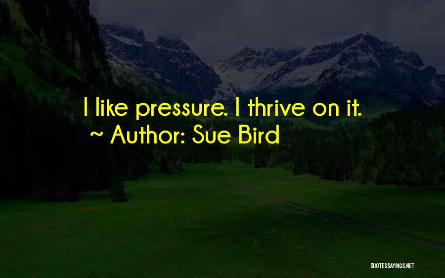 Sue Bird Quotes: I Like Pressure. I Thrive On It.