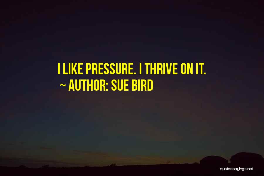 Sue Bird Quotes: I Like Pressure. I Thrive On It.