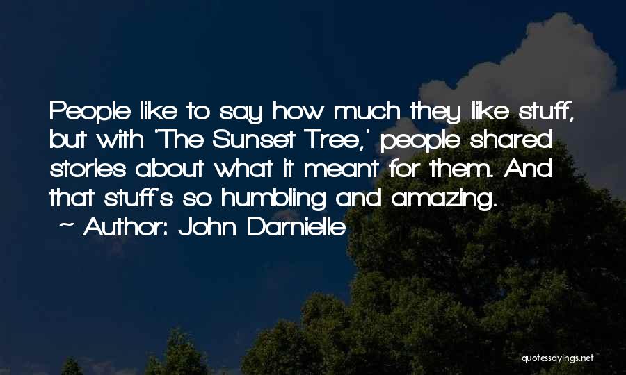 John Darnielle Quotes: People Like To Say How Much They Like Stuff, But With 'the Sunset Tree,' People Shared Stories About What It