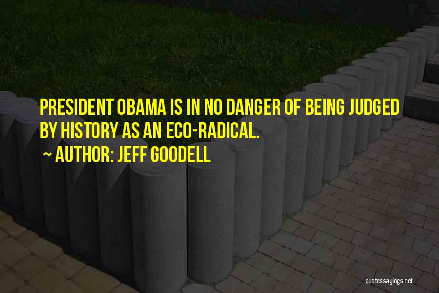 Jeff Goodell Quotes: President Obama Is In No Danger Of Being Judged By History As An Eco-radical.