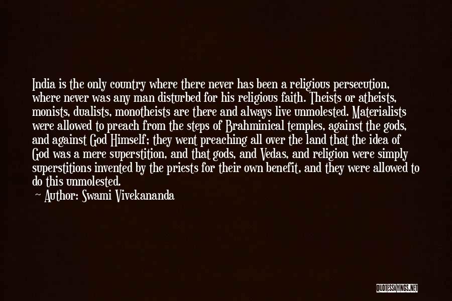Swami Vivekananda Quotes: India Is The Only Country Where There Never Has Been A Religious Persecution, Where Never Was Any Man Disturbed For