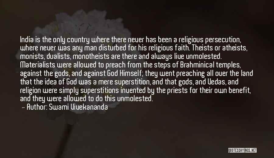 Swami Vivekananda Quotes: India Is The Only Country Where There Never Has Been A Religious Persecution, Where Never Was Any Man Disturbed For