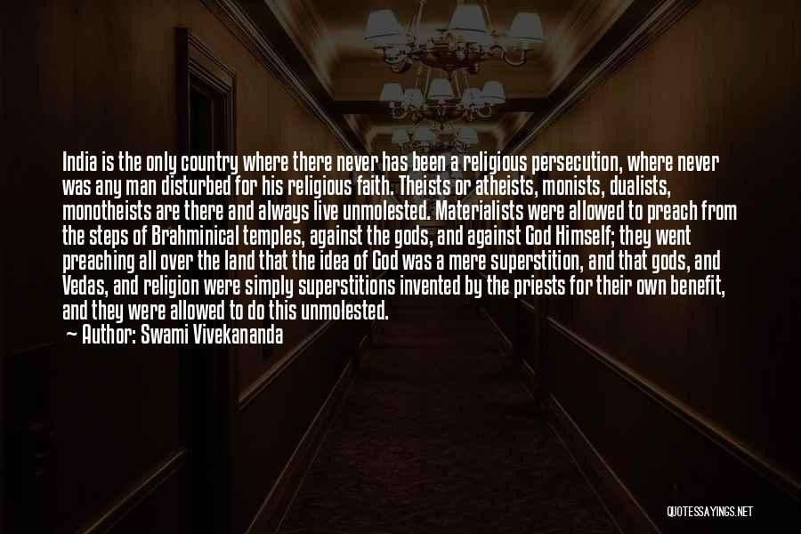Swami Vivekananda Quotes: India Is The Only Country Where There Never Has Been A Religious Persecution, Where Never Was Any Man Disturbed For