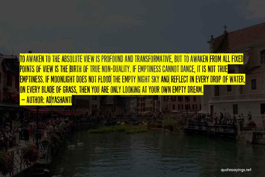 Adyashanti Quotes: To Awaken To The Absolute View Is Profound And Transformative, But To Awaken From All Fixed Points Of View Is