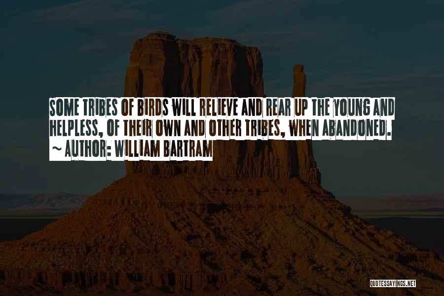 William Bartram Quotes: Some Tribes Of Birds Will Relieve And Rear Up The Young And Helpless, Of Their Own And Other Tribes, When