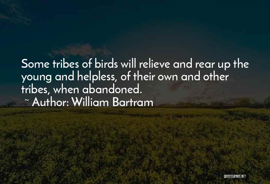 William Bartram Quotes: Some Tribes Of Birds Will Relieve And Rear Up The Young And Helpless, Of Their Own And Other Tribes, When