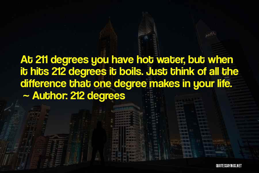 212 Degrees Quotes 1046697