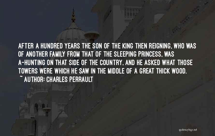 Charles Perrault Quotes: After A Hundred Years The Son Of The King Then Reigning, Who Was Of Another Family From That Of The