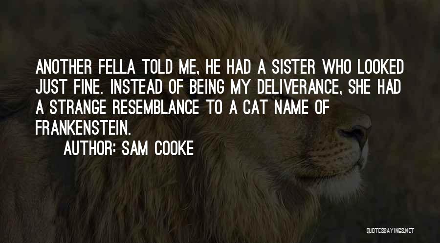 Sam Cooke Quotes: Another Fella Told Me, He Had A Sister Who Looked Just Fine. Instead Of Being My Deliverance, She Had A