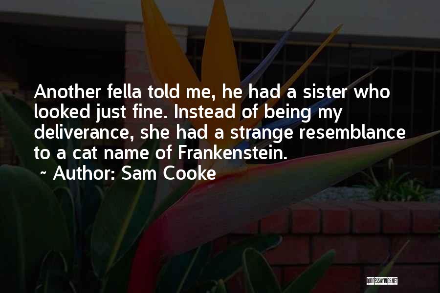 Sam Cooke Quotes: Another Fella Told Me, He Had A Sister Who Looked Just Fine. Instead Of Being My Deliverance, She Had A