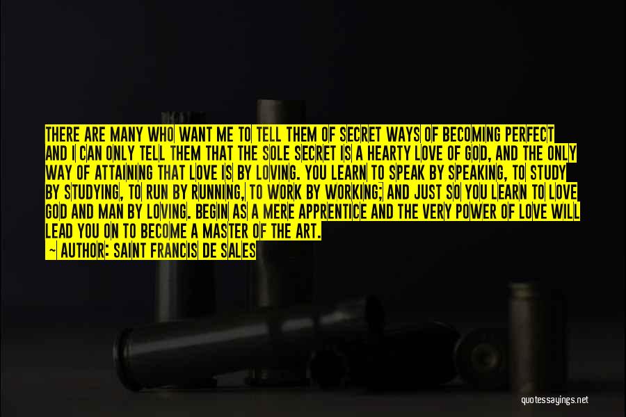 Saint Francis De Sales Quotes: There Are Many Who Want Me To Tell Them Of Secret Ways Of Becoming Perfect And I Can Only Tell