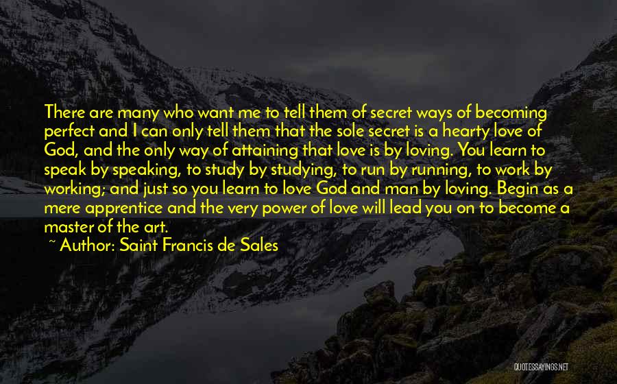 Saint Francis De Sales Quotes: There Are Many Who Want Me To Tell Them Of Secret Ways Of Becoming Perfect And I Can Only Tell