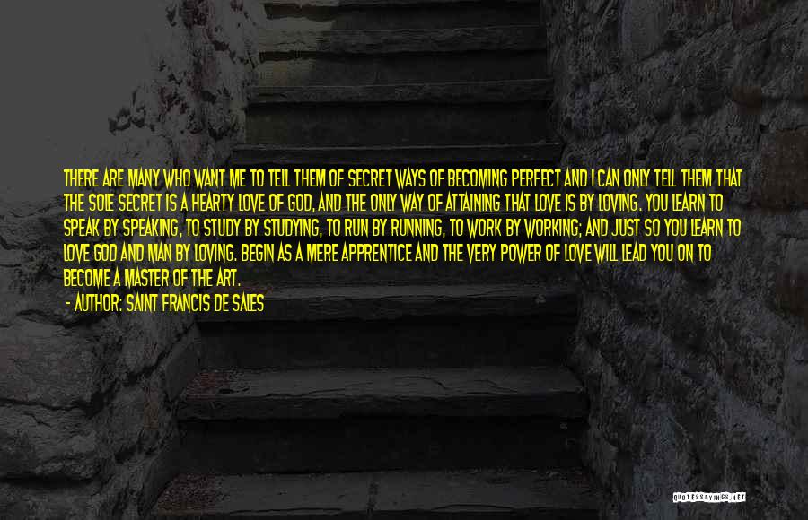 Saint Francis De Sales Quotes: There Are Many Who Want Me To Tell Them Of Secret Ways Of Becoming Perfect And I Can Only Tell
