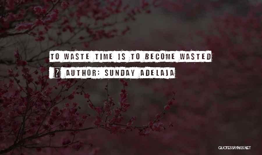 Sunday Adelaja Quotes: To Waste Time Is To Become Wasted