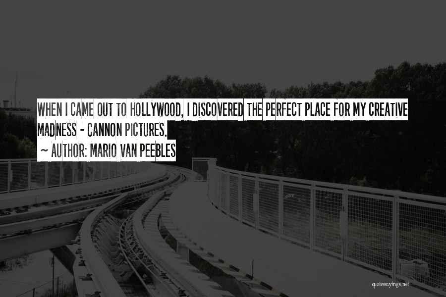 Mario Van Peebles Quotes: When I Came Out To Hollywood, I Discovered The Perfect Place For My Creative Madness - Cannon Pictures.