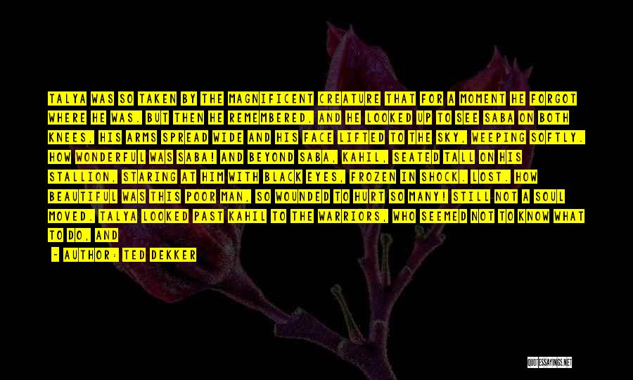 Ted Dekker Quotes: Talya Was So Taken By The Magnificent Creature That For A Moment He Forgot Where He Was. But Then He