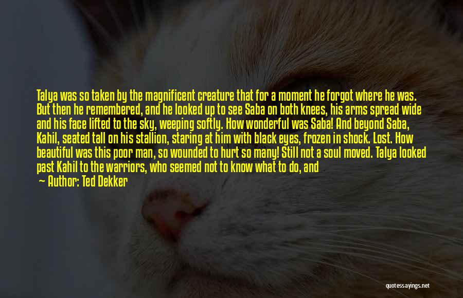 Ted Dekker Quotes: Talya Was So Taken By The Magnificent Creature That For A Moment He Forgot Where He Was. But Then He