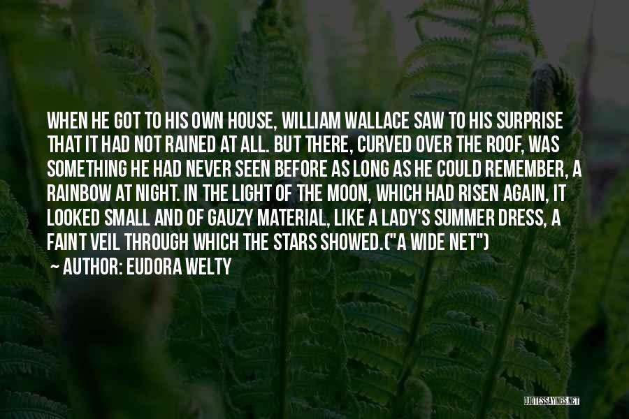 Eudora Welty Quotes: When He Got To His Own House, William Wallace Saw To His Surprise That It Had Not Rained At All.