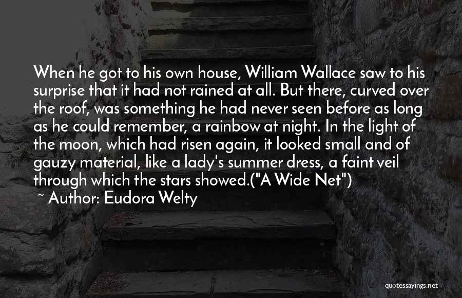 Eudora Welty Quotes: When He Got To His Own House, William Wallace Saw To His Surprise That It Had Not Rained At All.