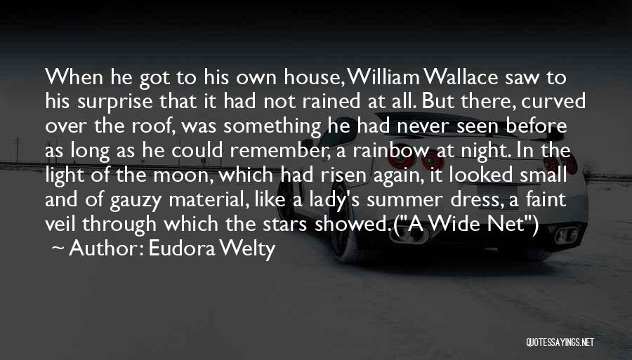 Eudora Welty Quotes: When He Got To His Own House, William Wallace Saw To His Surprise That It Had Not Rained At All.