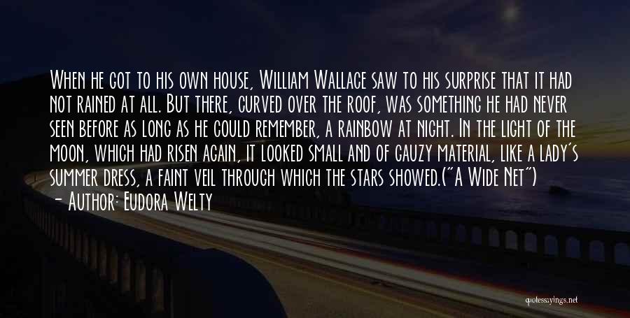 Eudora Welty Quotes: When He Got To His Own House, William Wallace Saw To His Surprise That It Had Not Rained At All.