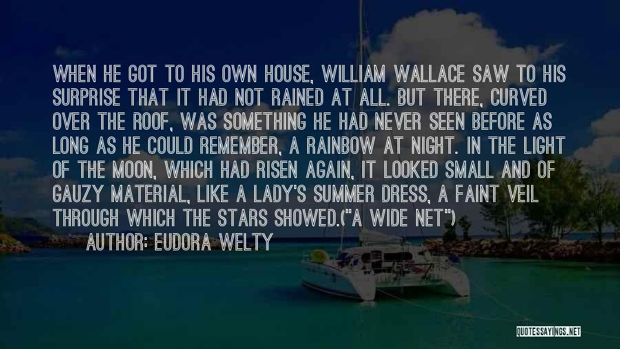 Eudora Welty Quotes: When He Got To His Own House, William Wallace Saw To His Surprise That It Had Not Rained At All.