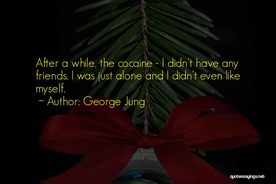 George Jung Quotes: After A While, The Cocaine - I Didn't Have Any Friends. I Was Just Alone And I Didn't Even Like