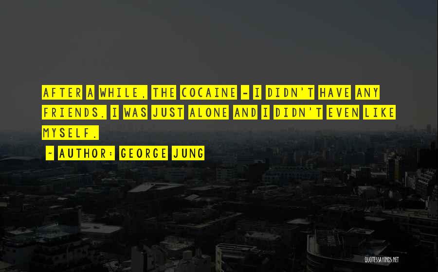 George Jung Quotes: After A While, The Cocaine - I Didn't Have Any Friends. I Was Just Alone And I Didn't Even Like