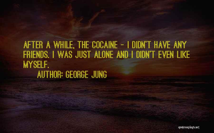 George Jung Quotes: After A While, The Cocaine - I Didn't Have Any Friends. I Was Just Alone And I Didn't Even Like