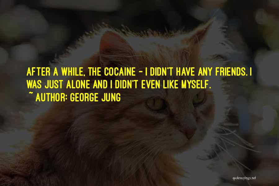 George Jung Quotes: After A While, The Cocaine - I Didn't Have Any Friends. I Was Just Alone And I Didn't Even Like