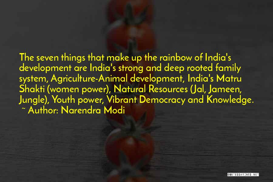 Narendra Modi Quotes: The Seven Things That Make Up The Rainbow Of India's Development Are India's Strong And Deep Rooted Family System, Agriculture-animal