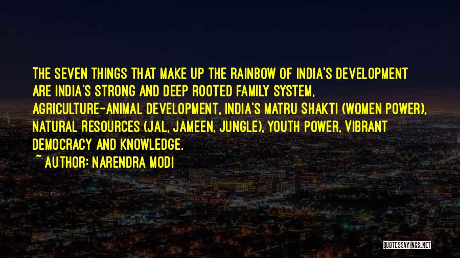 Narendra Modi Quotes: The Seven Things That Make Up The Rainbow Of India's Development Are India's Strong And Deep Rooted Family System, Agriculture-animal